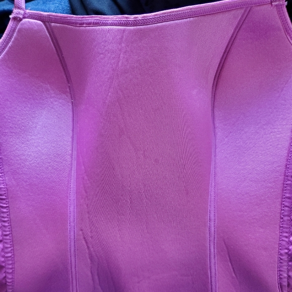 Victoria Secret Pink Magenta Black Lace Bustier Top - Picture 4 of 7